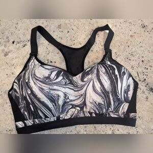 💪 Victoria Sport High Impact Sports Bra 38DD Marble Print